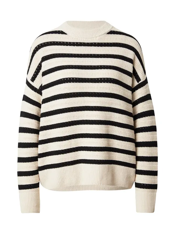 VERO MODA VERO MODA Pulover 'VMCalla'  svetlo bež / črna