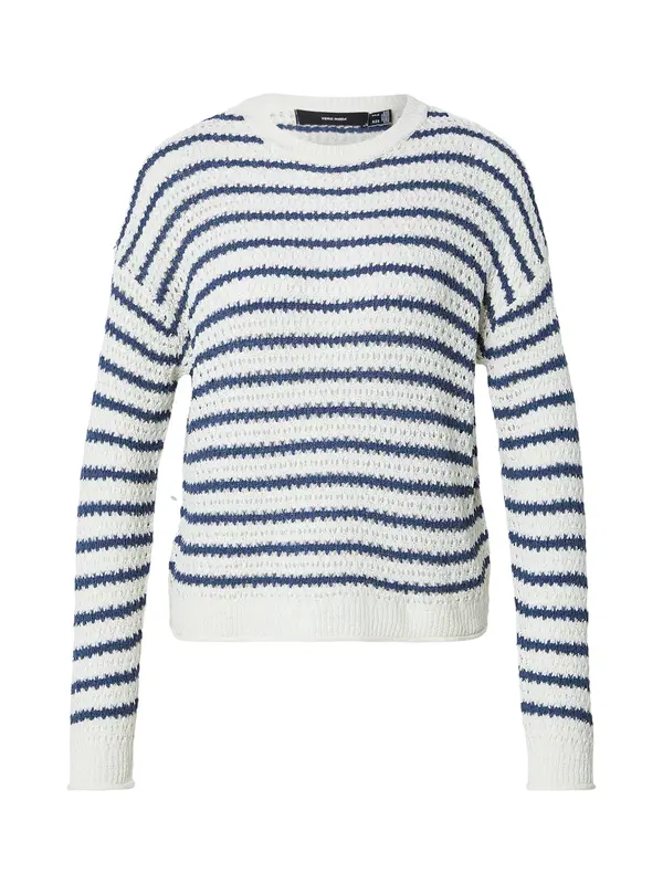 VERO MODA VERO MODA Pulover 'VMCHARLENE'  kremna / marine
