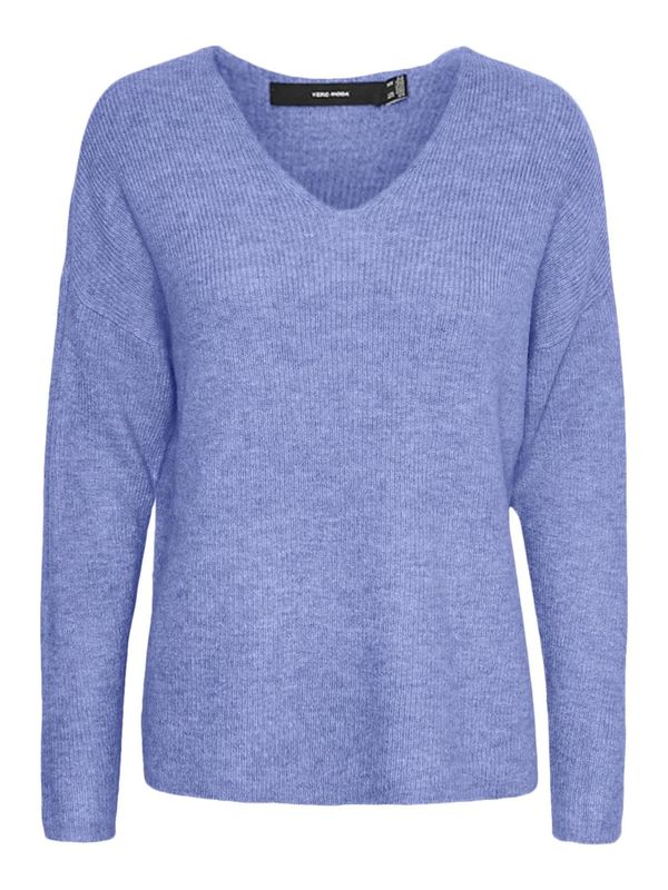 Vero Moda VERO MODA Pulover 'VMcrewlefile'  dimno modra