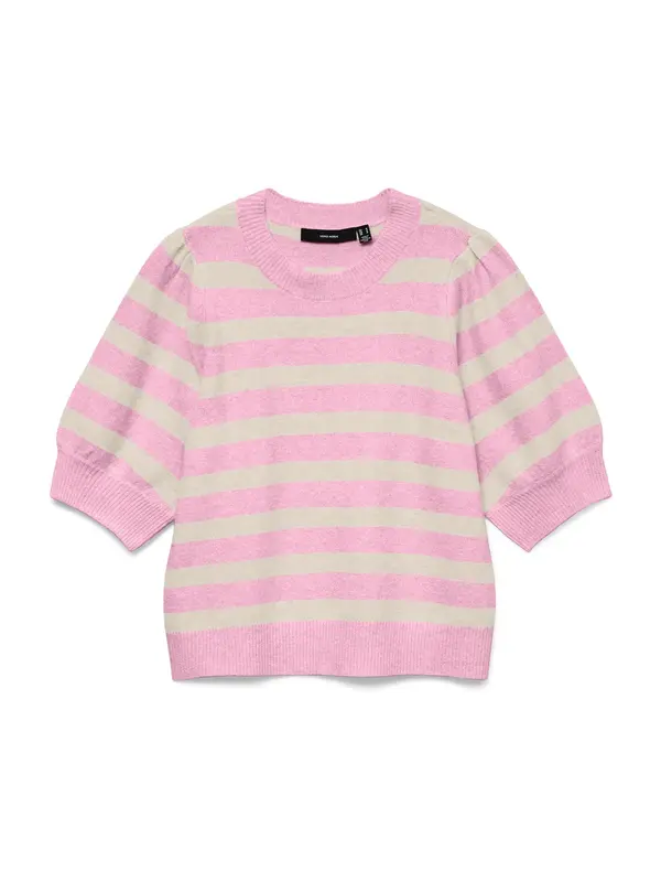 VERO MODA VERO MODA Pulover 'VMDOFFY'  kremna / svetlo roza
