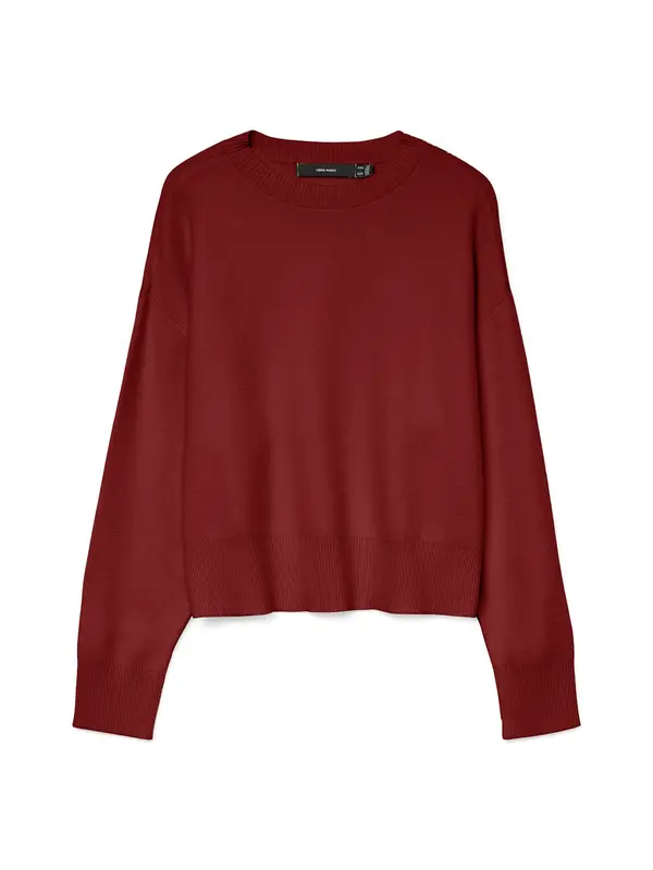 VERO MODA VERO MODA Pulover 'VMGOLD ART'  karminsko rdeča
