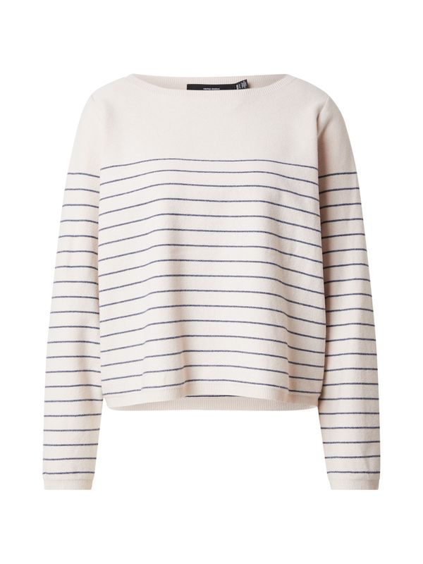 VERO MODA VERO MODA Pulover 'VMJOHANNA'  bež / marine