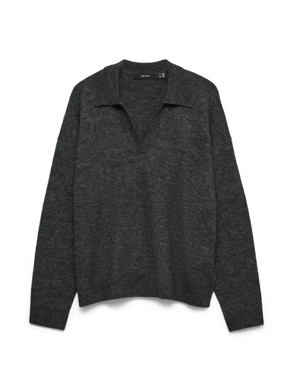 VERO MODA VERO MODA Pulover 'VMLEFILE'  pegasto siva