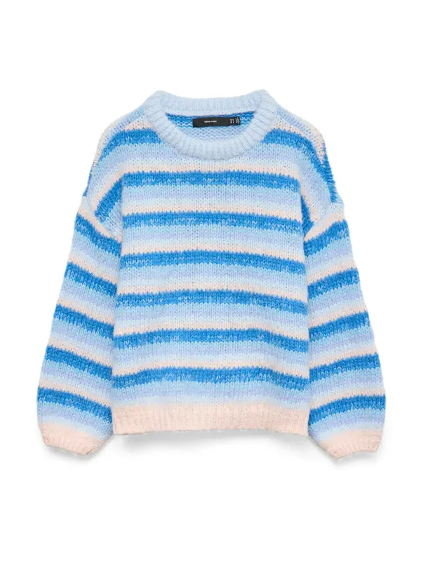 VERO MODA VERO MODA Pulover 'VMMaybe'  bež / modra / pastelno modra / svetlo modra