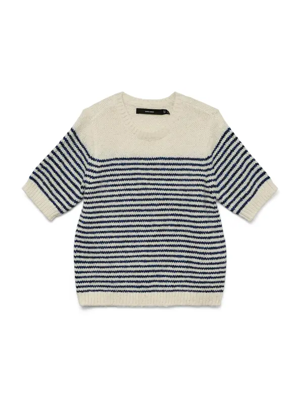 VERO MODA VERO MODA Pulover 'VMRiver'  mornarska / off-bela