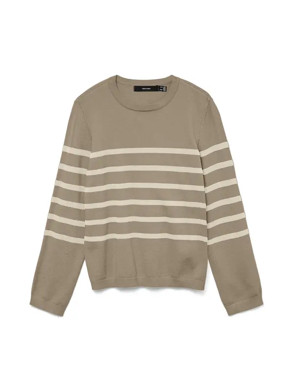 VERO MODA VERO MODA Pulover 'VMSABA'  bež / rjava