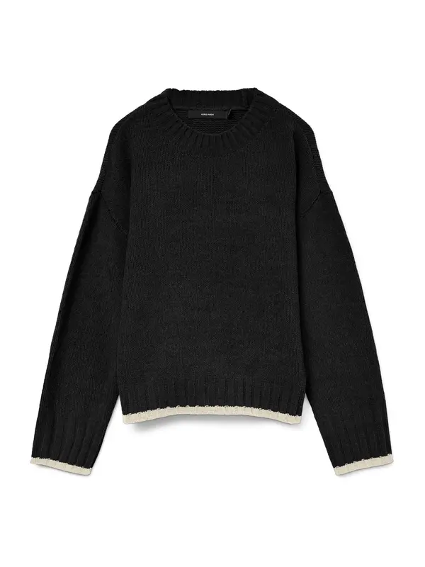 VERO MODA VERO MODA Pulover 'VMSHADOW'  kremna / črna