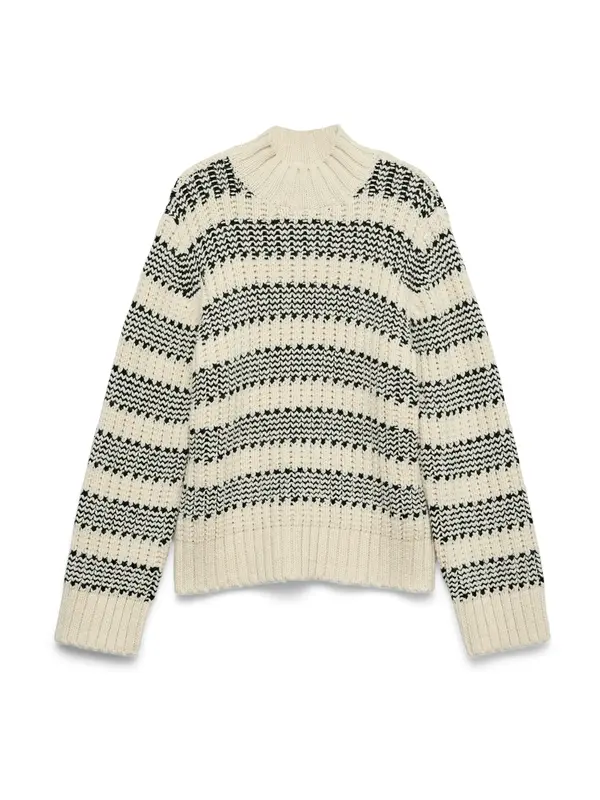 VERO MODA VERO MODA Pulover 'VMSKYE'  kremna / črna
