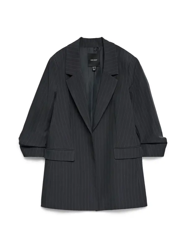 Vero Moda Tall Vero Moda Tall Blazer 'VMGRACE TROIAN'  svetlo siva / črna