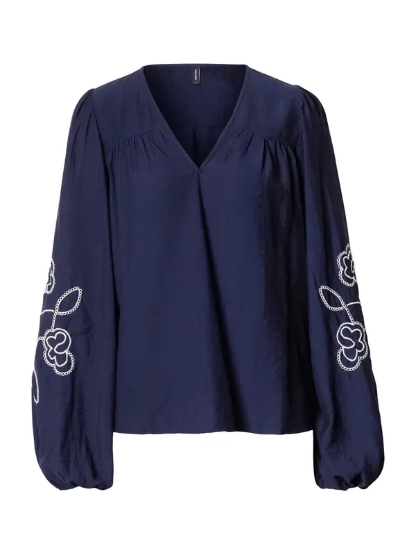 Vero Moda Tall Vero Moda Tall Bluza 'VMANYA'  mornarska / bela