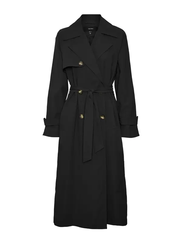 Vero Moda Tall Vero Moda Tall Prehoden plašč 'VMTESSAGOLD'  črna