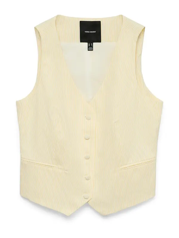 VERO MODA VERO MODA Telovnik  rumena / bela