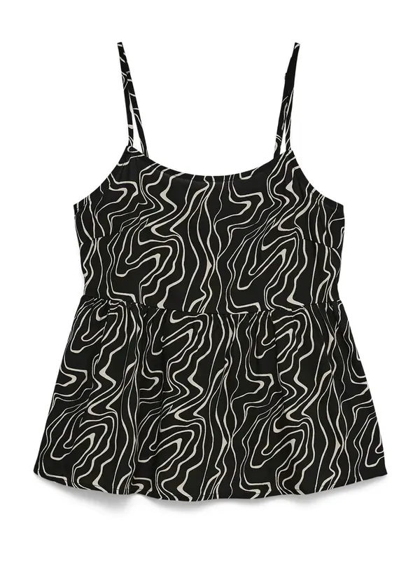 VERO MODA VERO MODA Top 'VMEASY'  črna / bela