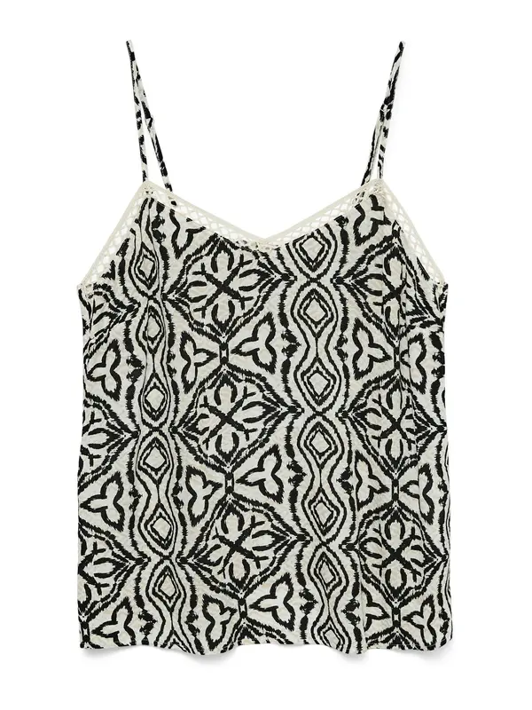 VERO MODA VERO MODA Top 'VMMENNY'  slonovina / kit / črna