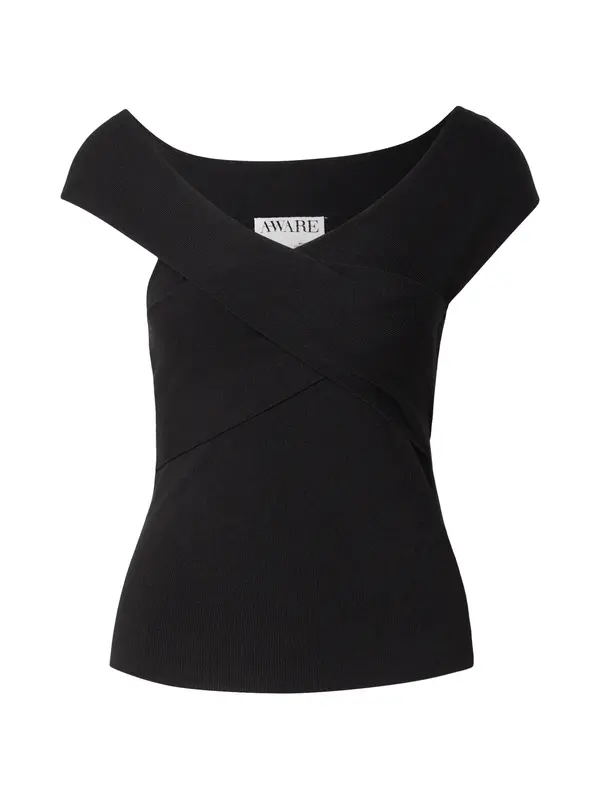 VERO MODA VERO MODA Top z naramnicami 'VMBEVERLY'  črna