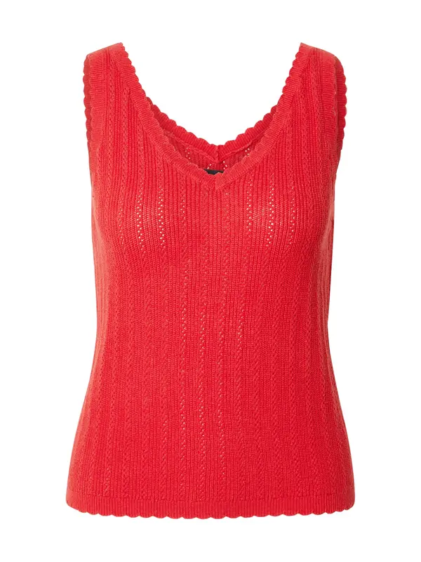 VERO MODA VERO MODA Top z naramnicami 'VMLuxlight'  ognjeno rdeča