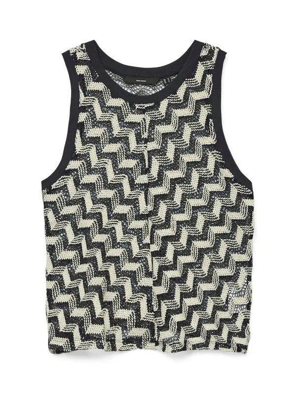 VERO MODA VERO MODA Top z naramnicami 'VMTIKKA'  mornarska / bela