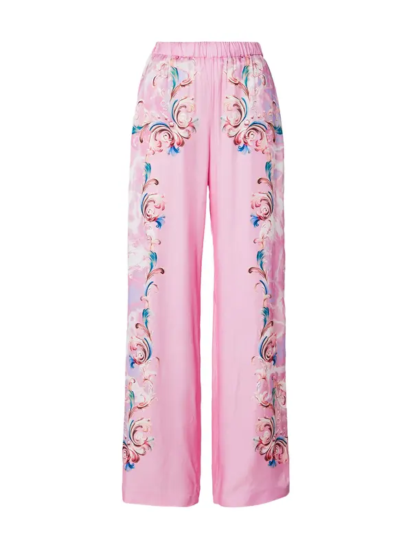 Versace Jeans Couture Versace Jeans Couture Hlače  azur / orhideja / temno rdeča / bela