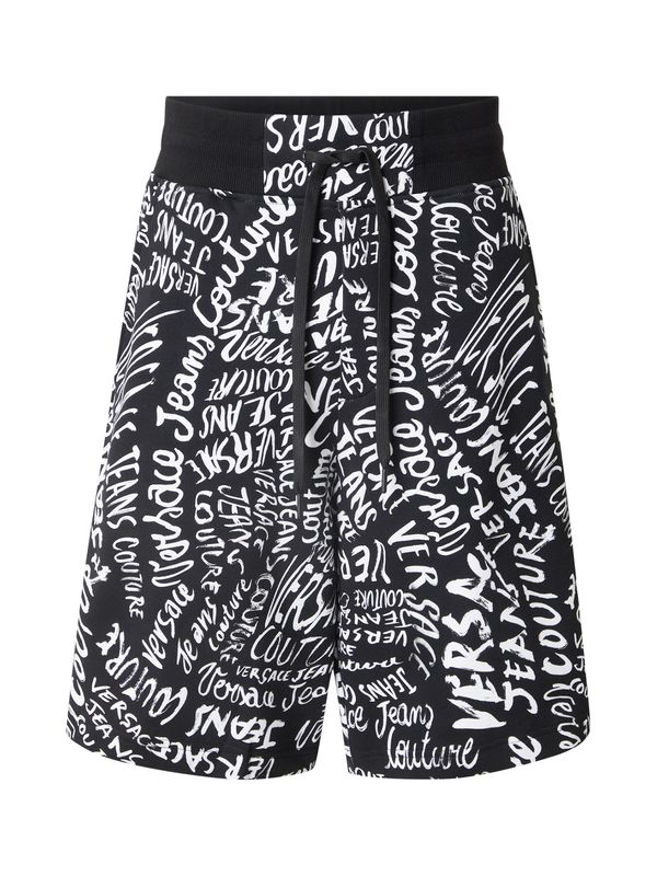 Versace Jeans Couture Versace Jeans Couture Hlače  črna / bela