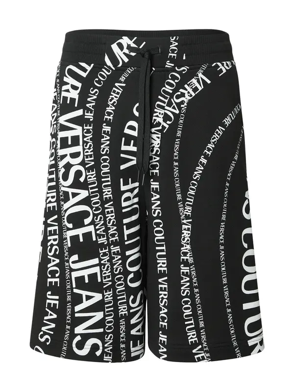 Versace Jeans Couture Versace Jeans Couture Hlače  črna / bela