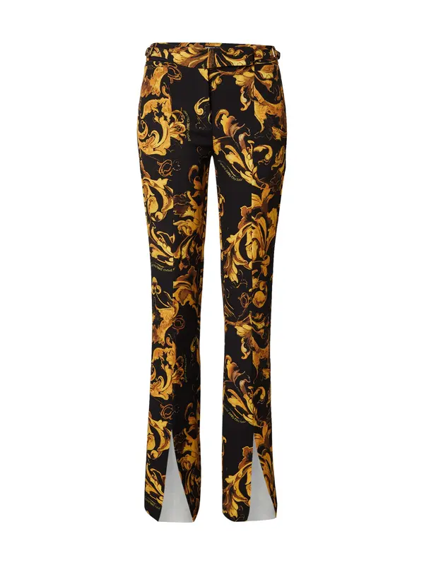 Versace Jeans Couture Versace Jeans Couture Hlače  temno rjava / gorčica / črna