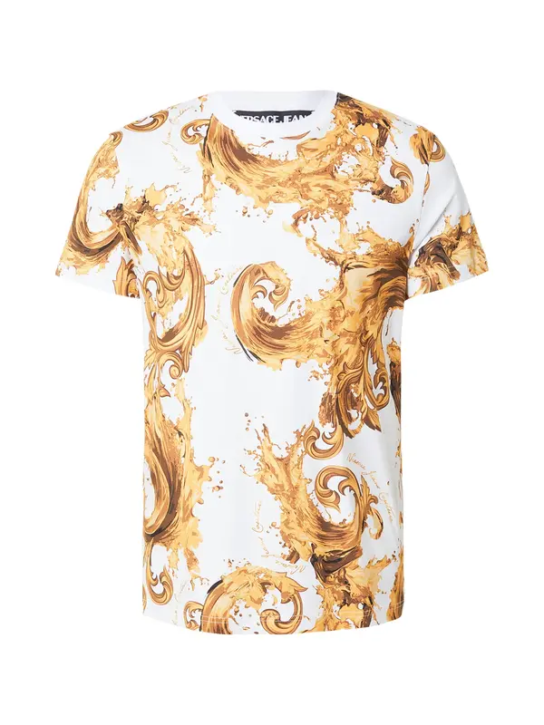 Versace Jeans Couture Versace Jeans Couture Majica '80GAH6S0'  rumena / bela