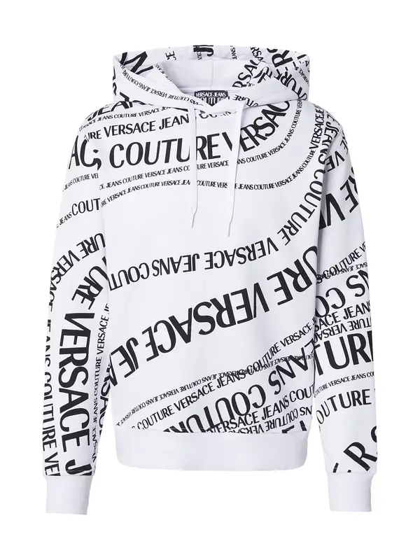 Versace Jeans Couture Versace Jeans Couture Majica '80GAI3H0'  črna / bela