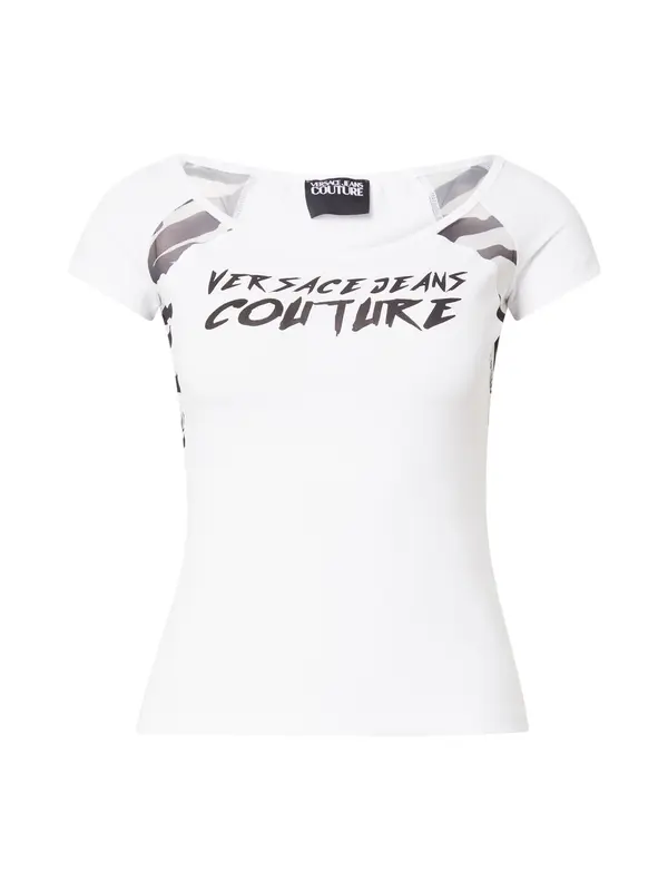 Versace Jeans Couture Versace Jeans Couture Majica  črna / bela
