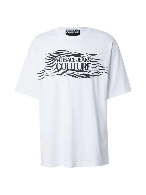 Versace Jeans Couture Versace Jeans Couture Majica  črna / bela