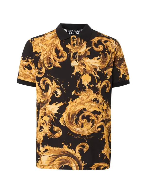 Versace Jeans Couture Versace Jeans Couture Majica  gorčica / zlato-rumena / črna