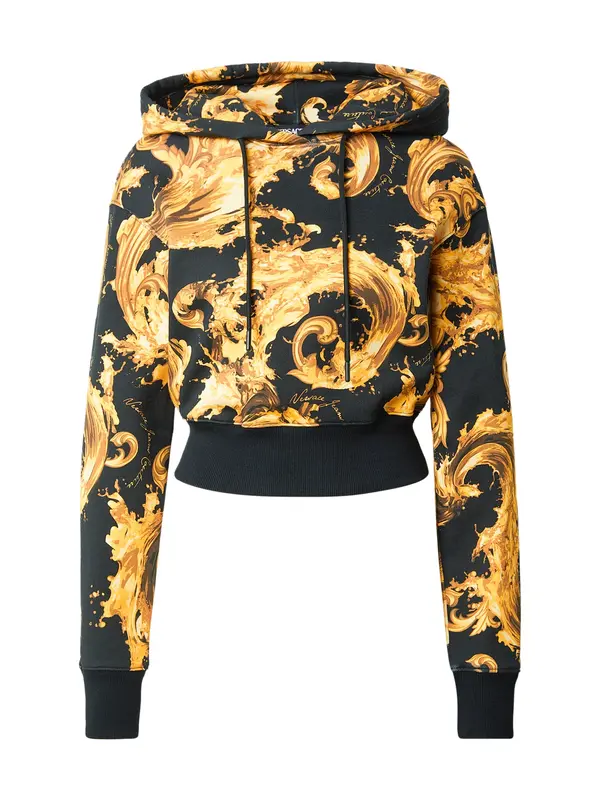 Versace Jeans Couture Versace Jeans Couture Majica  kari / svetlo rumena / črna