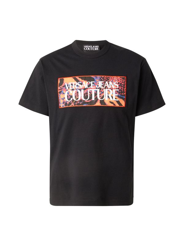 Versace Jeans Couture Versace Jeans Couture Majica  kraljevo modra / oranžna / črna / bela
