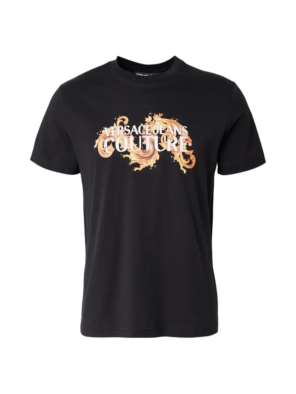Versace Jeans Couture Versace Jeans Couture Majica  rjava / zlato-rumena / črna / bela