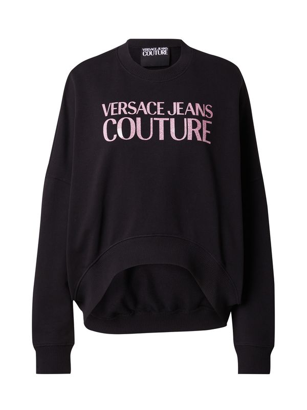 Versace Jeans Couture Versace Jeans Couture Majica  svetlo roza / črna