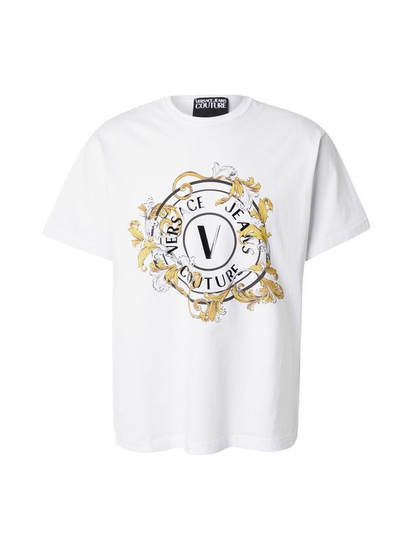 Versace Jeans Couture Versace Jeans Couture Majica  temno rumena / črna / bela / off-bela