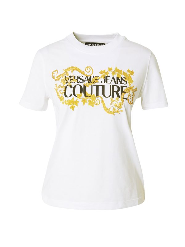 Versace Jeans Couture Versace Jeans Couture Majica  žafran / temno rumena / črna / bela