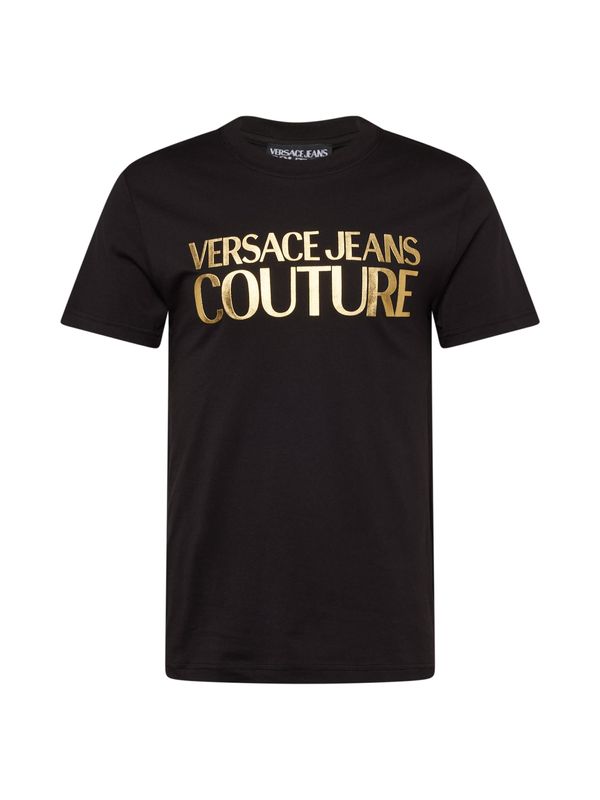 Versace Jeans Couture Versace Jeans Couture Majica  zlata / črna