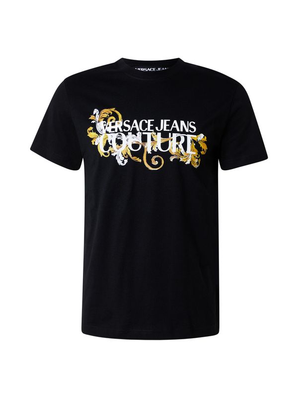 Versace Jeans Couture Versace Jeans Couture Majica  zlato-rumena / črna / bela