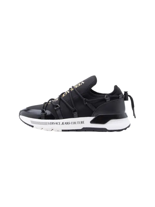 Versace Jeans Couture Versace Jeans Couture Nizke superge 'FONDO DYNAMIC'  pesek / črna