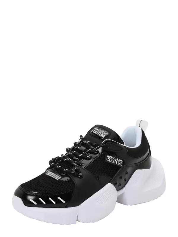 Versace Jeans Couture Versace Jeans Couture Nizke superge 'FONDO GRAVITY'  črna / bela