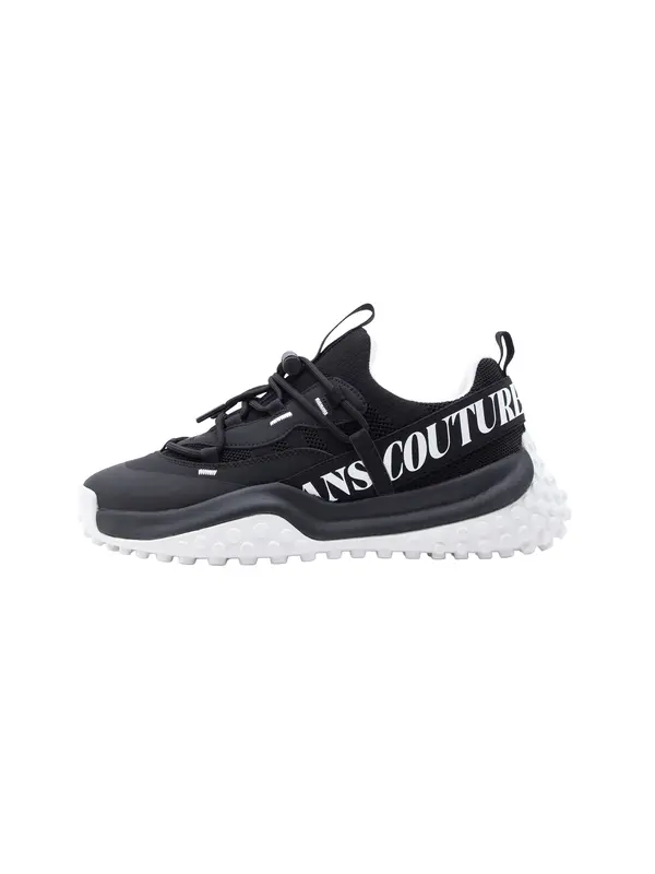 Versace Jeans Couture Versace Jeans Couture Nizke superge 'FONDO HYBER DIS.'  črna / bela