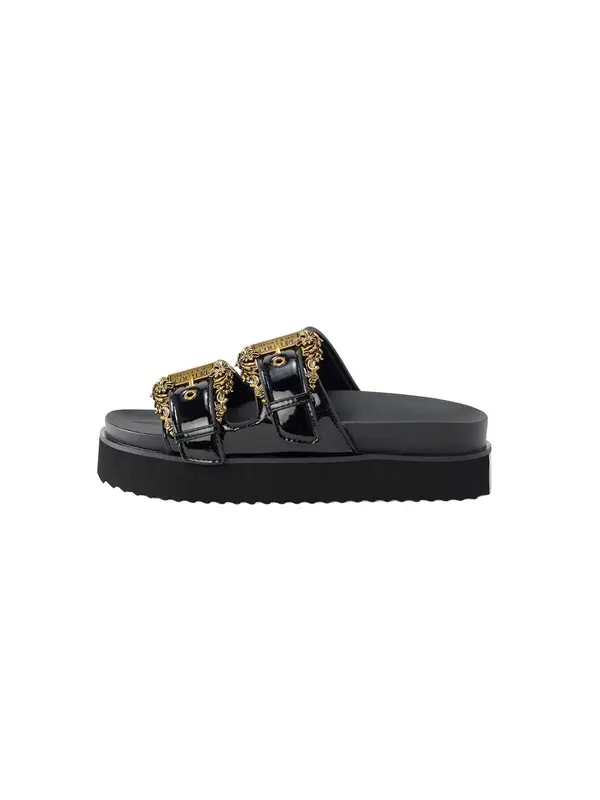 Versace Jeans Couture Versace Jeans Couture Nizki natikači 'Fondo Arizona'  črna