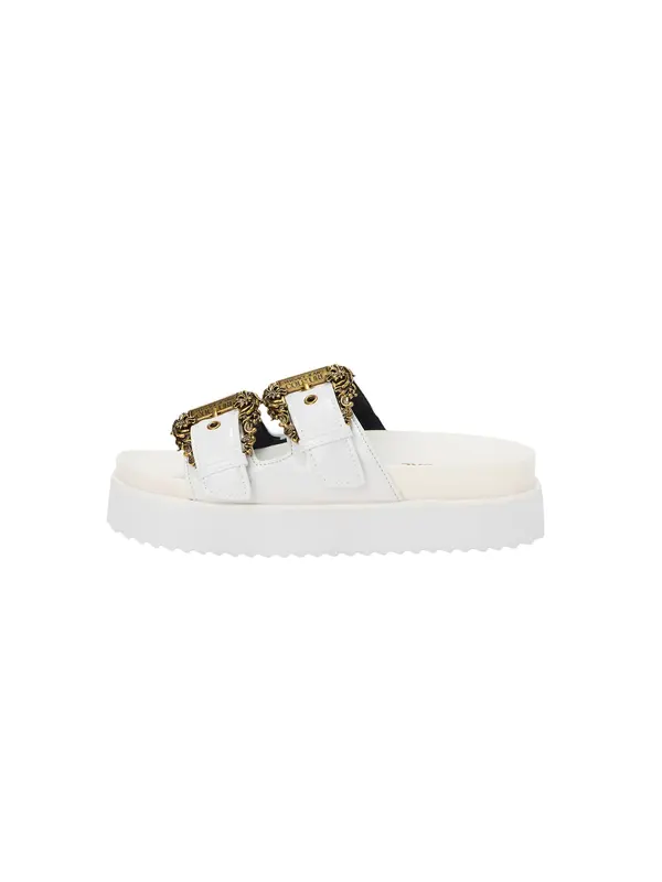 Versace Jeans Couture Versace Jeans Couture Nizki natikači 'FONDO ARIZONA'  zlata / bela