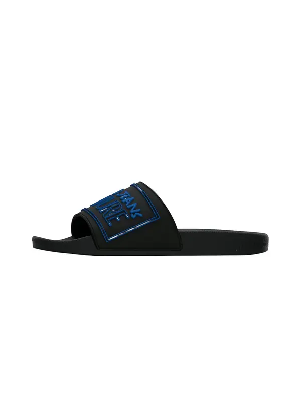 Versace Jeans Couture Versace Jeans Couture Nizki natikači 'FONDO'  modra / črna