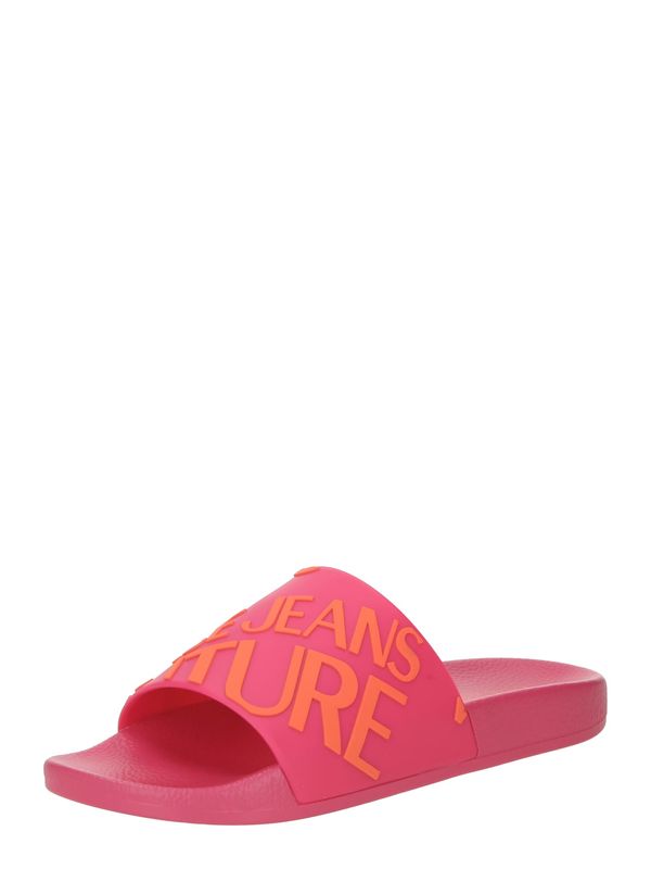 Versace Jeans Couture Versace Jeans Couture Nizki natikači 'SHELLY'  oranžna / roza