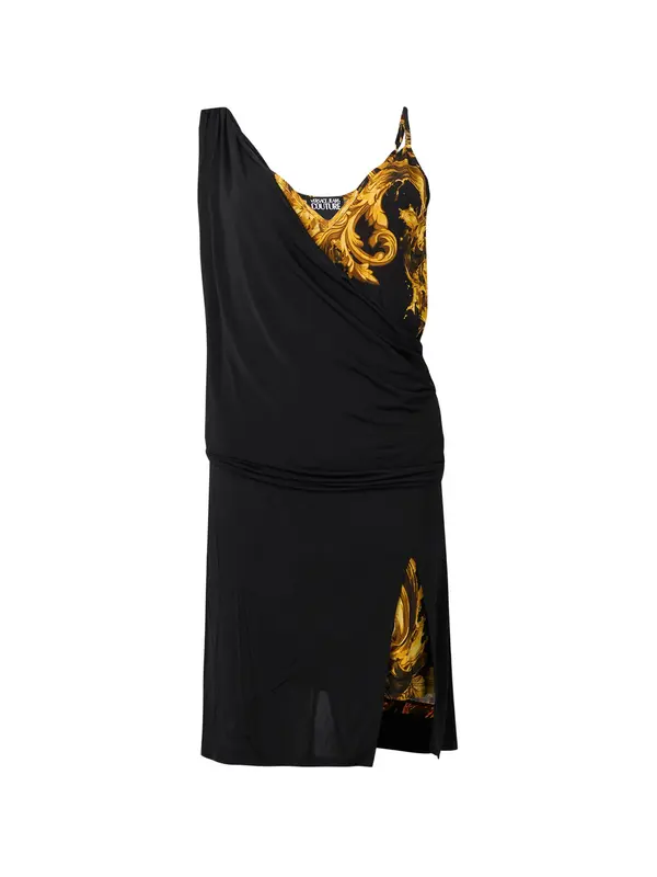 Versace Jeans Couture Versace Jeans Couture Obleka  karamel / rumena / črna