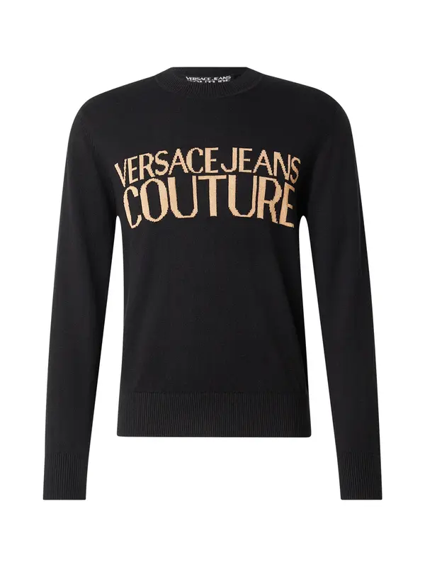 Versace Jeans Couture Versace Jeans Couture Pulover  kapučino / črna