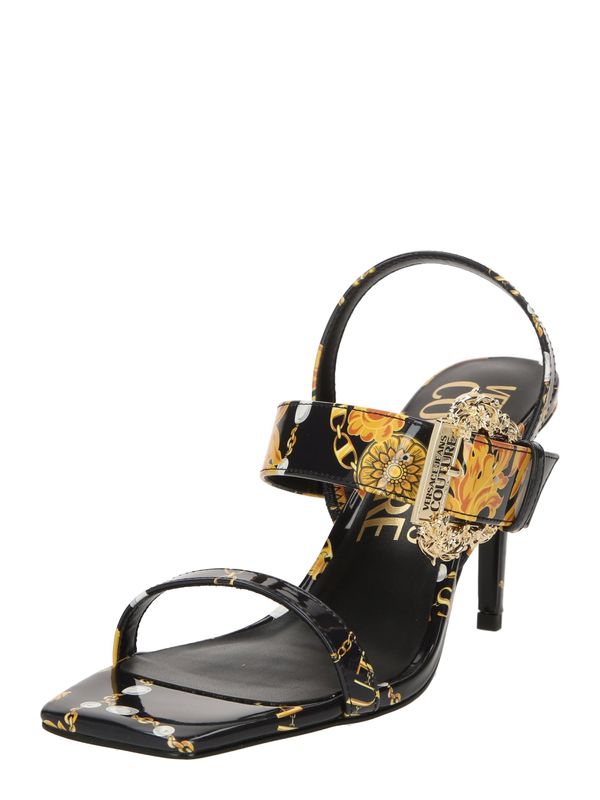 Versace Jeans Couture Versace Jeans Couture Sandali  zlato-rumena / oranžna / črna