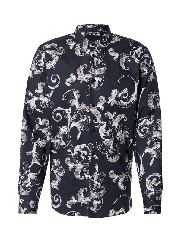 Versace Jeans Couture Versace Jeans Couture Srajca  siva / svetlo siva / črna