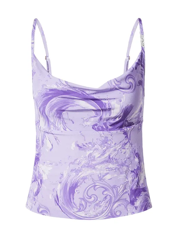 Versace Jeans Couture Versace Jeans Couture Top  modra / svetlo lila / bela